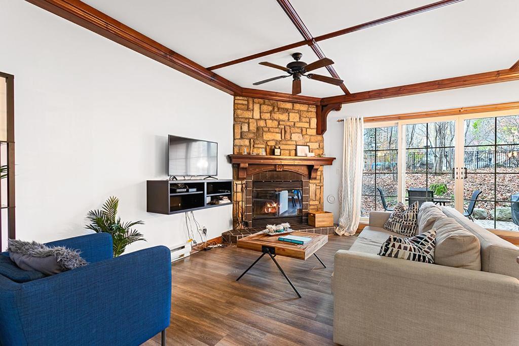 شقة Le Manoir 106-7 By Escapades Tremblant مونت تريمبلانت المظهر الخارجي الصورة